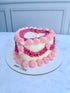 Vintage Cake Corazón
